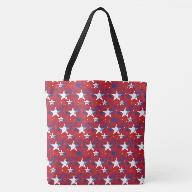 Patriotische Stars Tasche (Vorderseite)