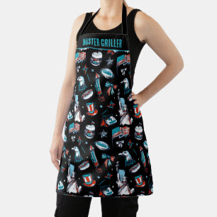 Patriotische Statue Liberty Eagle USA Design Schürze