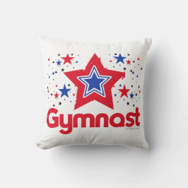 Patriotische Stern-Gymnastik durch Golly Mädchen Kissen