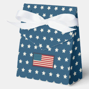 Patriotische Sterne Gefallen Kartons Geschenkschachtel