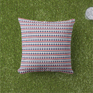 Patriotische Sterne Outdoor-Kissen Kissen