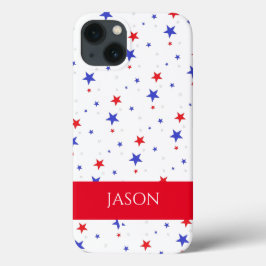 Patriotische Sterne und iPhone-Erstklassigkeit Case-Mate iPhone Hülle