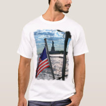 Patriotische T - Shirt-Freiheit u. Gerechtigkeit