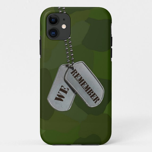 Patriotische Tags Case-Mate iPhone Hülle (Rückseite)