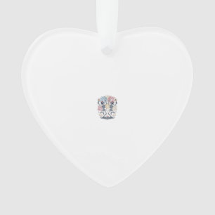 Patriotische tanzende Skelette Feuerwerk 4. Juli Ornament