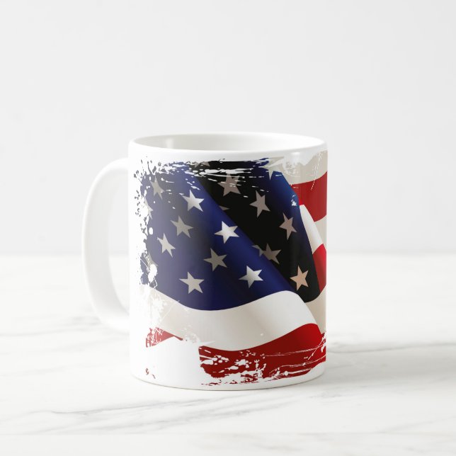 Patriotische Tasse (Vorderseite Links)