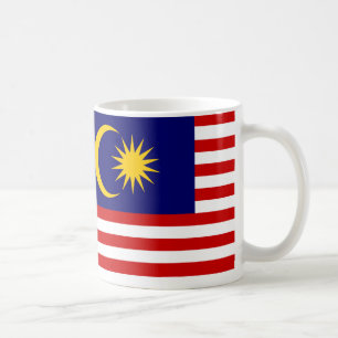Patriotische Tasse der malaysischen Flagge