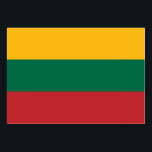 Patriotische Tischkarte mit Flagge Litauens Tischnummer<br><div class="desc">Mit dieser patriotischen Tafelkarte mit der litauischen Flagge fügen Sie Ihren Veranstaltungen eine unverwechselbare Touch Nationalstolz hinzu! Diese Karte eignet sich perfekt für Hochzeiten, Bankette, Konferenzen oder jede formelle Ansammlung. Sie zeichnet sich durch die lebhaften Farben Gelb, Grün und Rot der litauischen Flagge aus. Ob für Tischnummern, Gastnamen oder besondere...</div>
