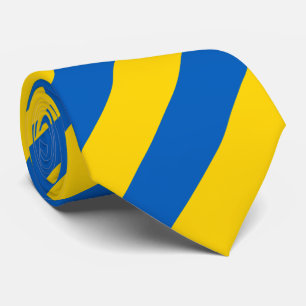 Patriotische Ukraine-Flagge Krawatte