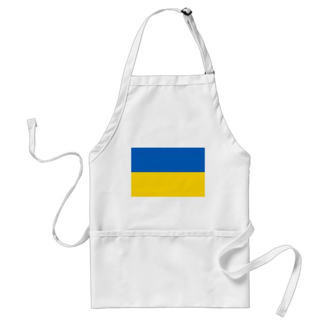 Patriotische Ukraine-Flagge Schürze (Vorne)