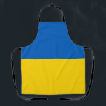 Patriotische Ukraine-Flagge Schürze<br><div class="desc">Patriotische Flagge der Ukraine.</div>