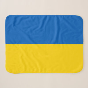 Patriotische Ukraine-Flagge Sherpadecke