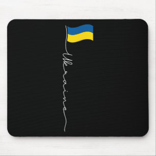 Patriotische ukrainische Flagge Mousepad