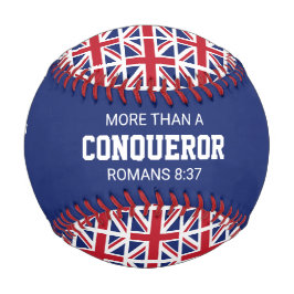 Patriotische UNION JACK Custom Scripting UK FLAG Baseball