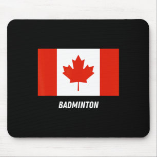 Patriotische Unterstützung Badminton Kanada Team S Mousepad