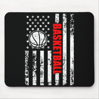 Patriotische US-amerikanische Flagge Baseball Mousepad