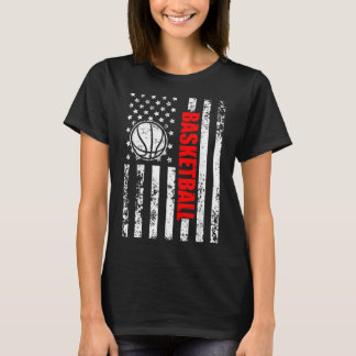 Patriotische US-amerikanische Flagge Baseball T-Shirt