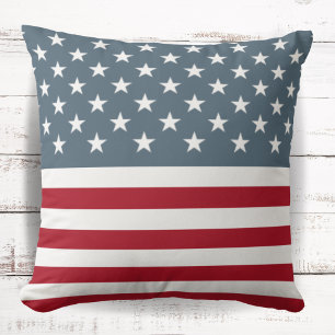 Patriotische US Flagge Amerikanische Flagge Kissen