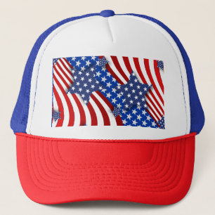 Patriotische US Flagge Amerikanische Flagge Truckerkappe