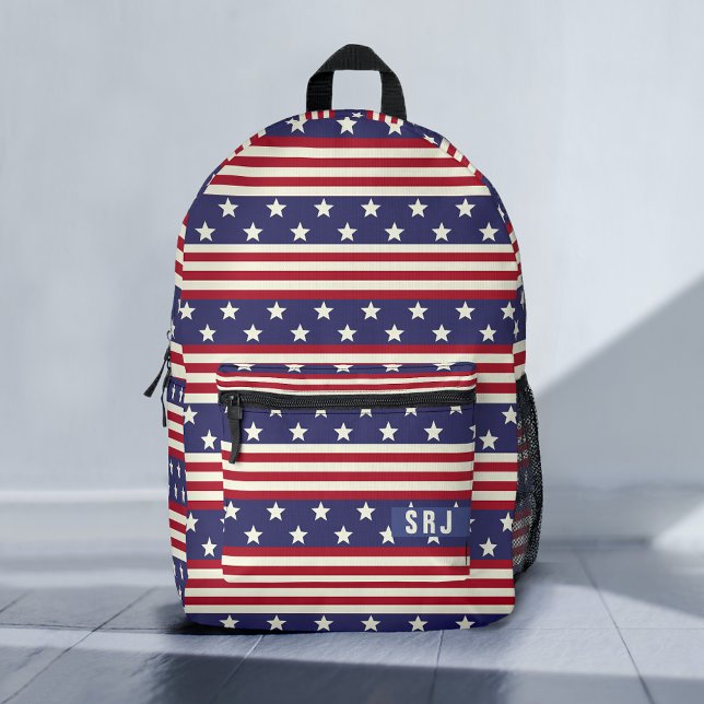 Patriotische US Flagge Bedruckter Rucksack (Von Creator hochgeladen)