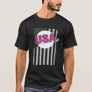 Patriotische US-Flagge Golfspielen American Golf S T-Shirt