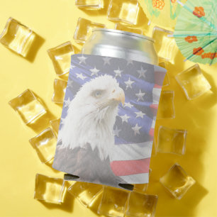 Patriotische US Flagge können sich abkühlen Dosenkühler