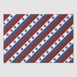 Patriotische US Flagge Seidenpapier