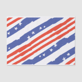Patriotische US Flagge Seidenpapier