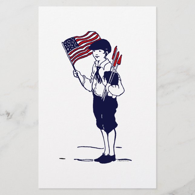 Patriotische US-Flagge und Feuerwerkskörper Flyer (Vorne)