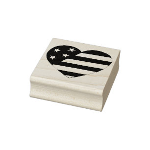 Patriotische US Flagge USA Flaggen Amerika Gummistempel