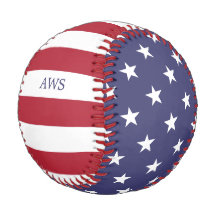 Patriotische US Flagge USA Initialen Custom