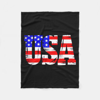 Patriotische USA-amerikanische Flagge Fleecedecke