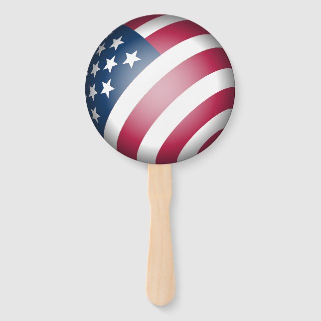 Patriotische USA Flag Spaß, Cool Fächer (Vorderseite)