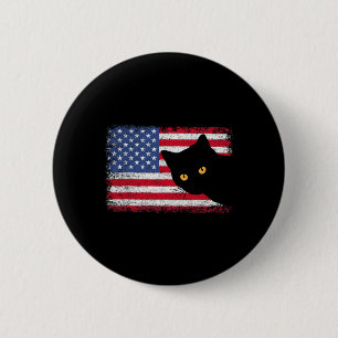 Patriotische USA-Flagge 4. Juli Männer Frauen Kind Button