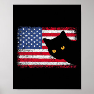 Patriotische USA-Flagge 4. Juli Männer Frauen Kind Poster