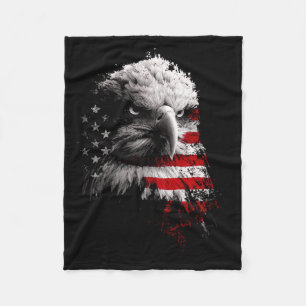 Patriotische USA-Flagge-Kampfjets-Adler-Jungs-4. Fleecedecke
