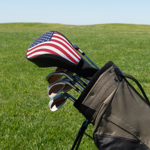 Patriotische USA-Flaggen-Golf-Schlagholzabdeckung Golf Headcover