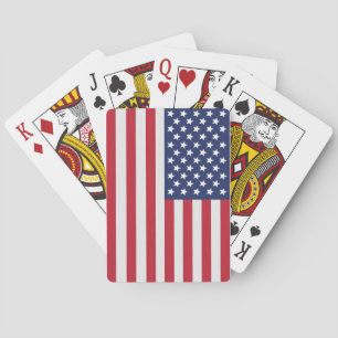 Patriotische USA-Flaggen-Spielkarten – Amerikanisc Spielkarten
