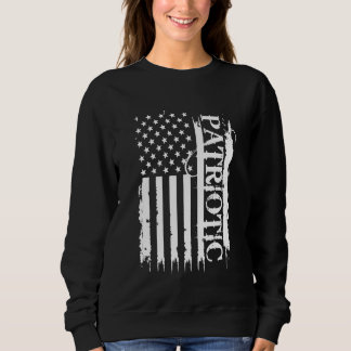 Patriotische Vereinigte Staaten beängstigen US-Fla Sweatshirt