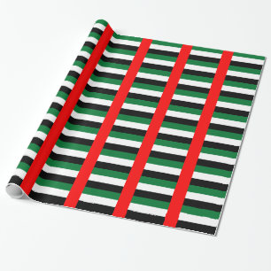 Patriotische Verpackungspapierflagge der VAE Geschenkpapier