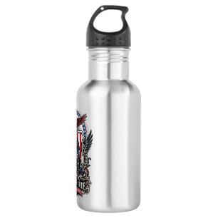 Patriotische Wächtermaske Freiheit Militär Inspiri Edelstahlflasche