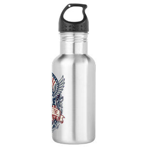 Patriotische Wächtermaske Freiheit Militär Inspiri Edelstahlflasche