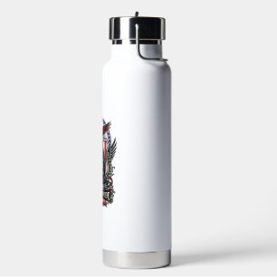 Patriotische Wächtermaske Freiheit Militär Inspiri Trinkflasche