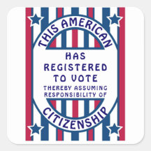 Patriotische Wähler Wahl Amerikanisch Politisch