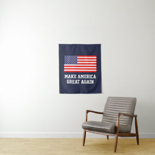 Patriotische Wandteppiche machen Amerika wieder gr