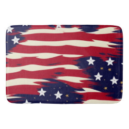 Patriotische Waves Badematte