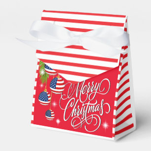 Patriotische Weihnachten - Siehe zurück Geschenkschachtel