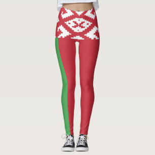 Patriotische weißrussische Flaggen-Leggings Leggings