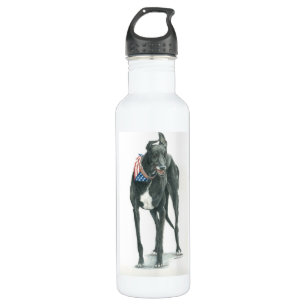 Patriotische Windhund-Hundekunst Edelstahlflasche