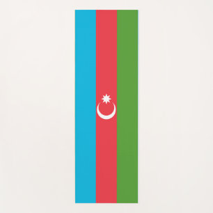 Patriotische Yoga Mats mit der Flagge Aserbaidscha Yogamatte